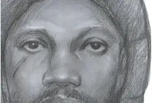 A sketch of the suspect